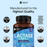 New Leaf Lactase Tablets 